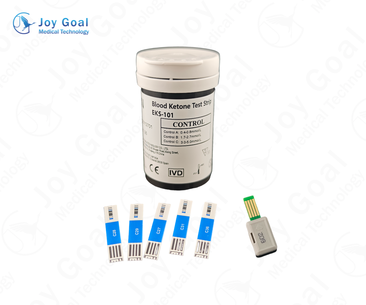 Blood Ketone Test Strip (EKS-101) - Image 3